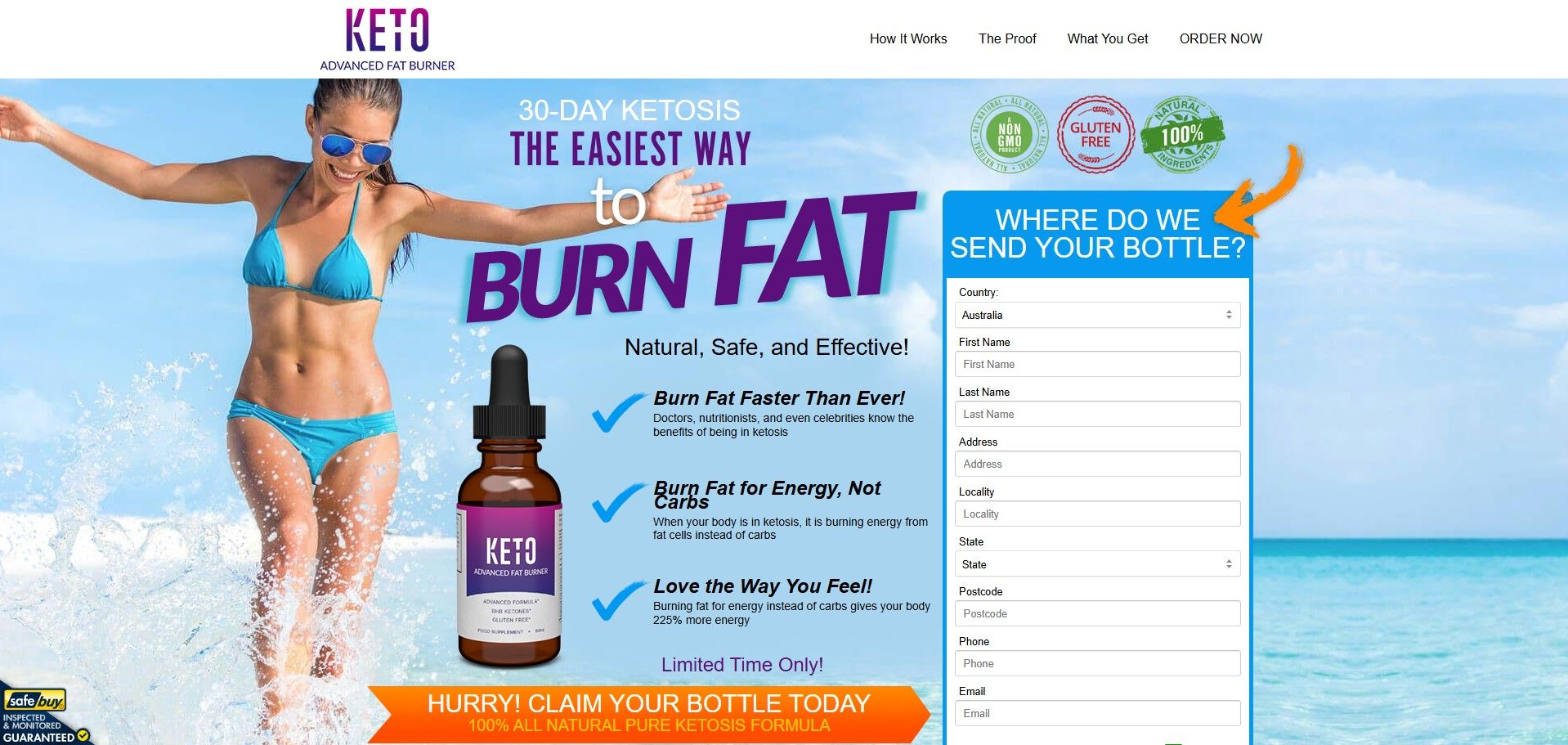 Keto Advanced Fat Burner Tincture Producto